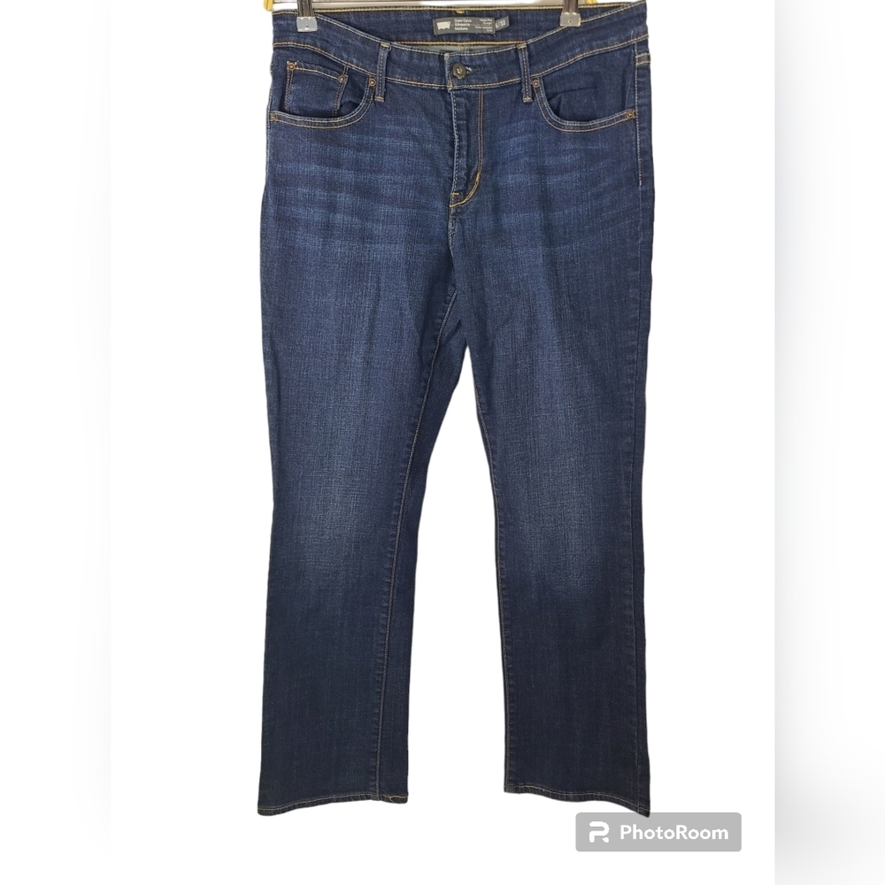 Levis Demi curve silhouette classic rise straight- Dark wash- Size 14/32